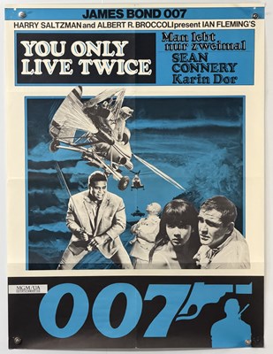 Lot 325 - YOU ONLY LIVE TWICE (1967) Swiss film poster,...