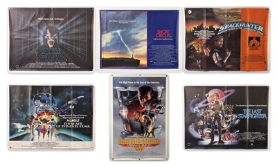 Lot 385 - A group of sci-fi film posters comprising...