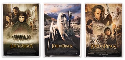 Lot 216 - THE LORD OF THE RINGS - A trio of 1 sheet film...