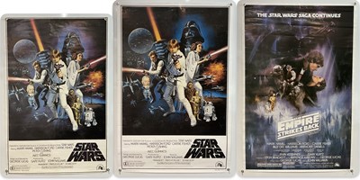 Lot 439 - A trio of STAR WARS commercial posters...