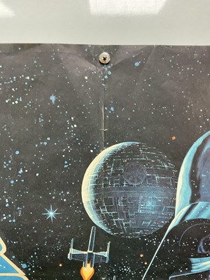 Lot 440 - STAR WARS (1977) UK Quad film poster featuring...