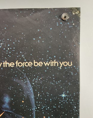 Lot 440 - STAR WARS (1977) UK Quad film poster featuring...