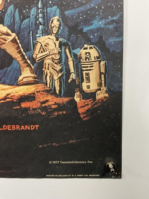 Lot 440 - STAR WARS (1977) UK Quad film poster featuring...