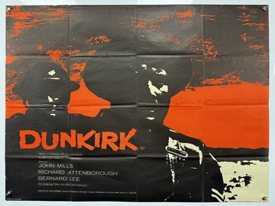 Lot 268 - DUNKIRK (1958) UK Quad film poster, World War...