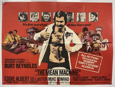 Lot 219 - THE MEAN MACHINE (1974) UK Quad film poster...