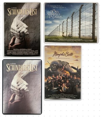 Lot 250 - SCHINDLERS LIST (1993) US one sheet and press...