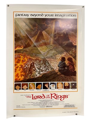 Lot 215 - THE LORD OF THE RINGS (1978) Linen-backed...