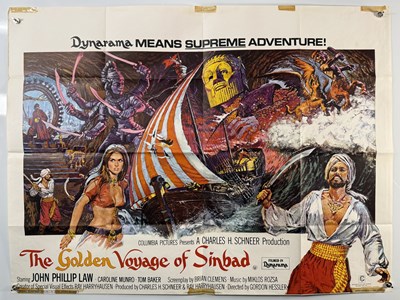Lot 124 - THE GOLDEN VOYAGE OF SINBAD (1973) UK Quad...