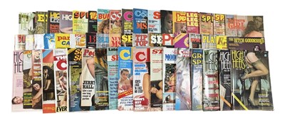 Lot 617 - A collection of adult magazines, mixed titles...
