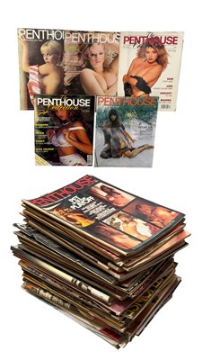 Lot 621 - Collection of vintage PENTHOUSE adult...