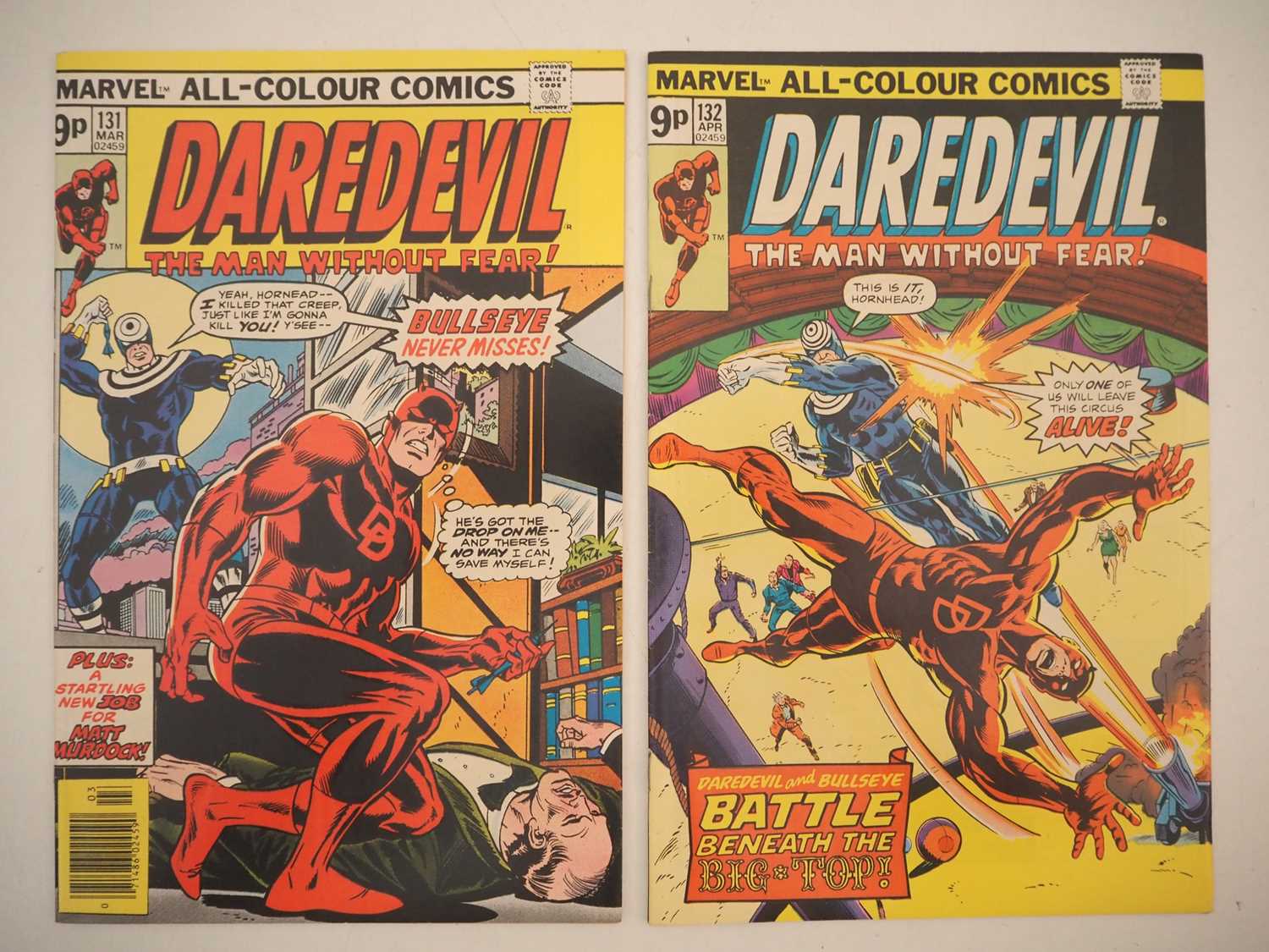 Lot 8 - DAREDEVIL #131 & 132 - (2 in Lot) - (1976 -...