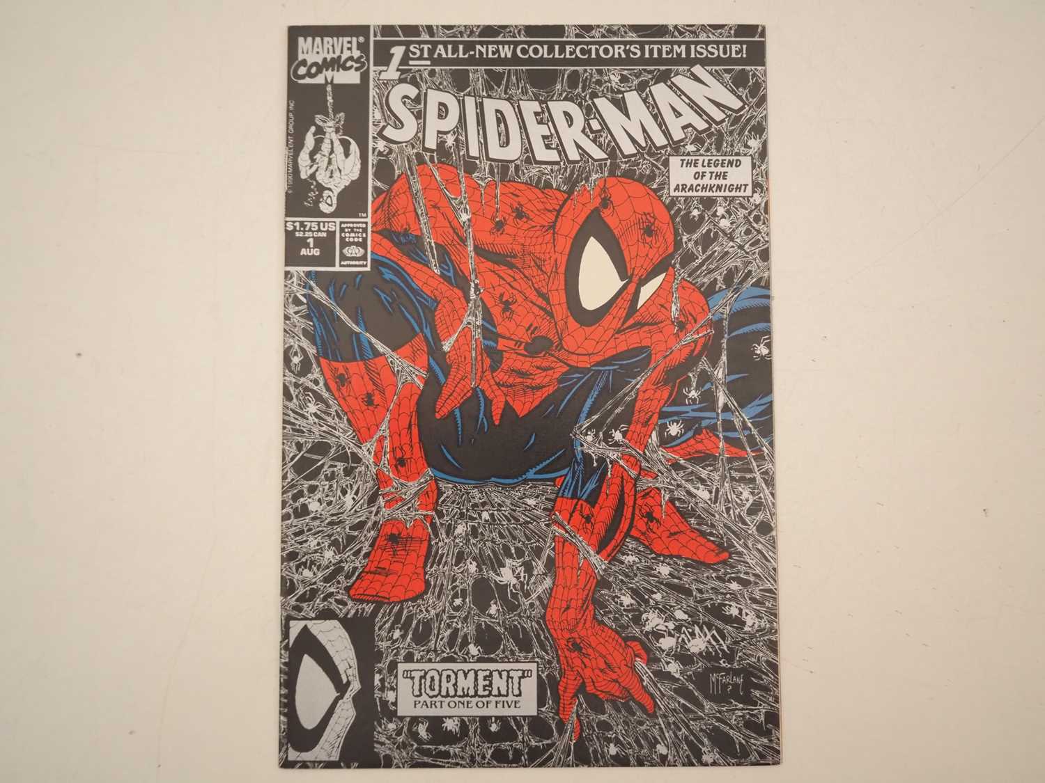 Lot 11 - SPIDER-MAN #1 BLUE LIZARD ERROR VARIANT (1990 -...