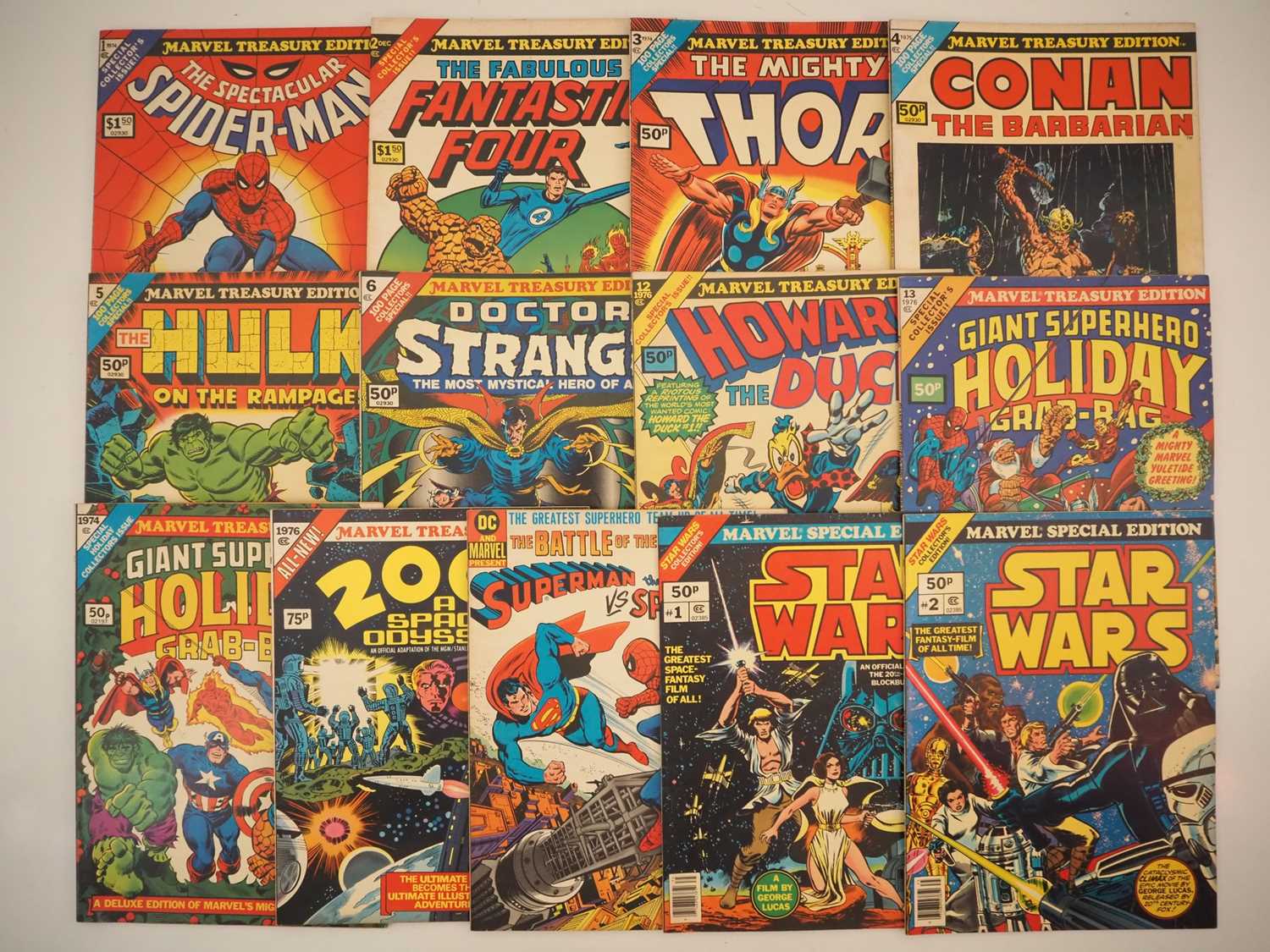 Lot 12 - MARVEL TREASURY EDITION LOT 1 (13 in Lot) -...