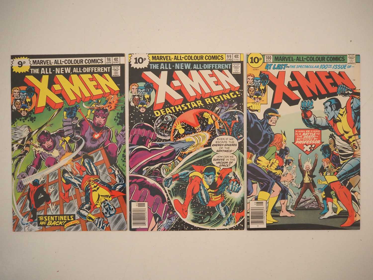 Lot 24 - X-MEN #98, 99, 100 (3 in Lot) - (1976 - MARVEL...