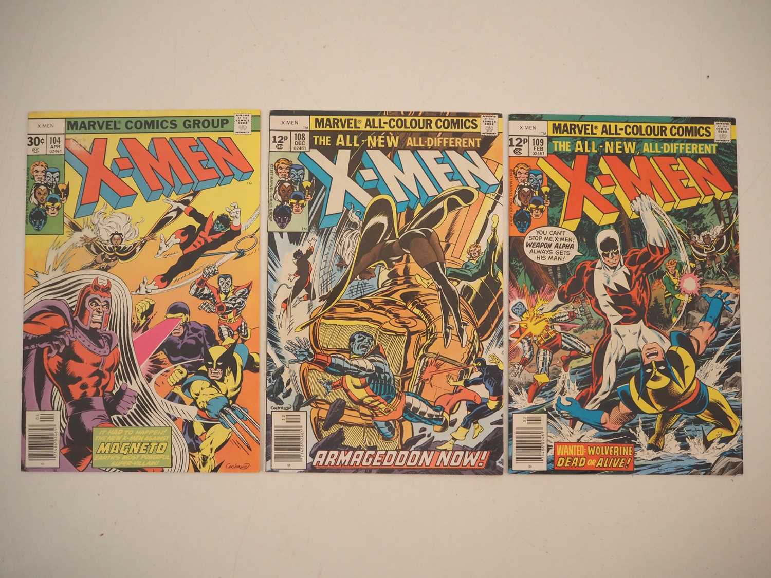 Lot 25 - X-MEN #104, 108 & 109 (3 in Lot) - (1977/78 -...