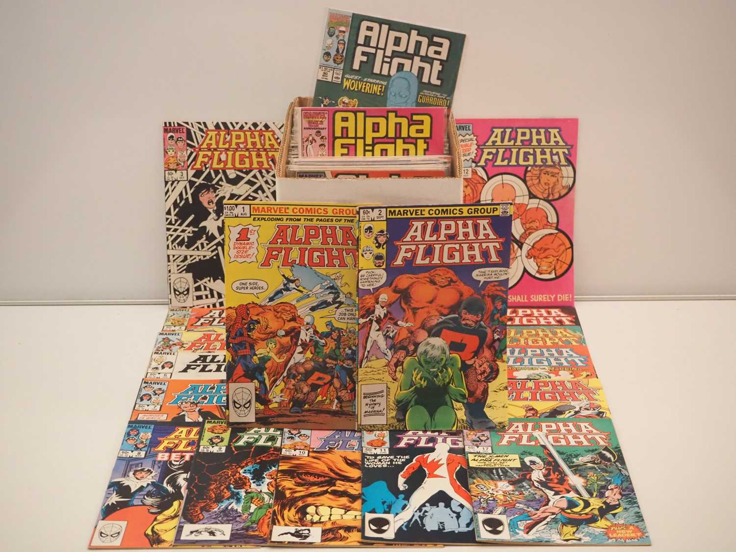 Lot 28 - ALPHA FLIGHT #1 to 130 + ANNUAL #1, 2 + ALPHA...