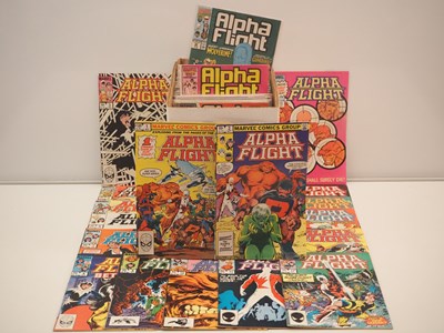 Lot 28 - ALPHA FLIGHT #1 to 130 + ANNUAL #1, 2 + ALPHA...