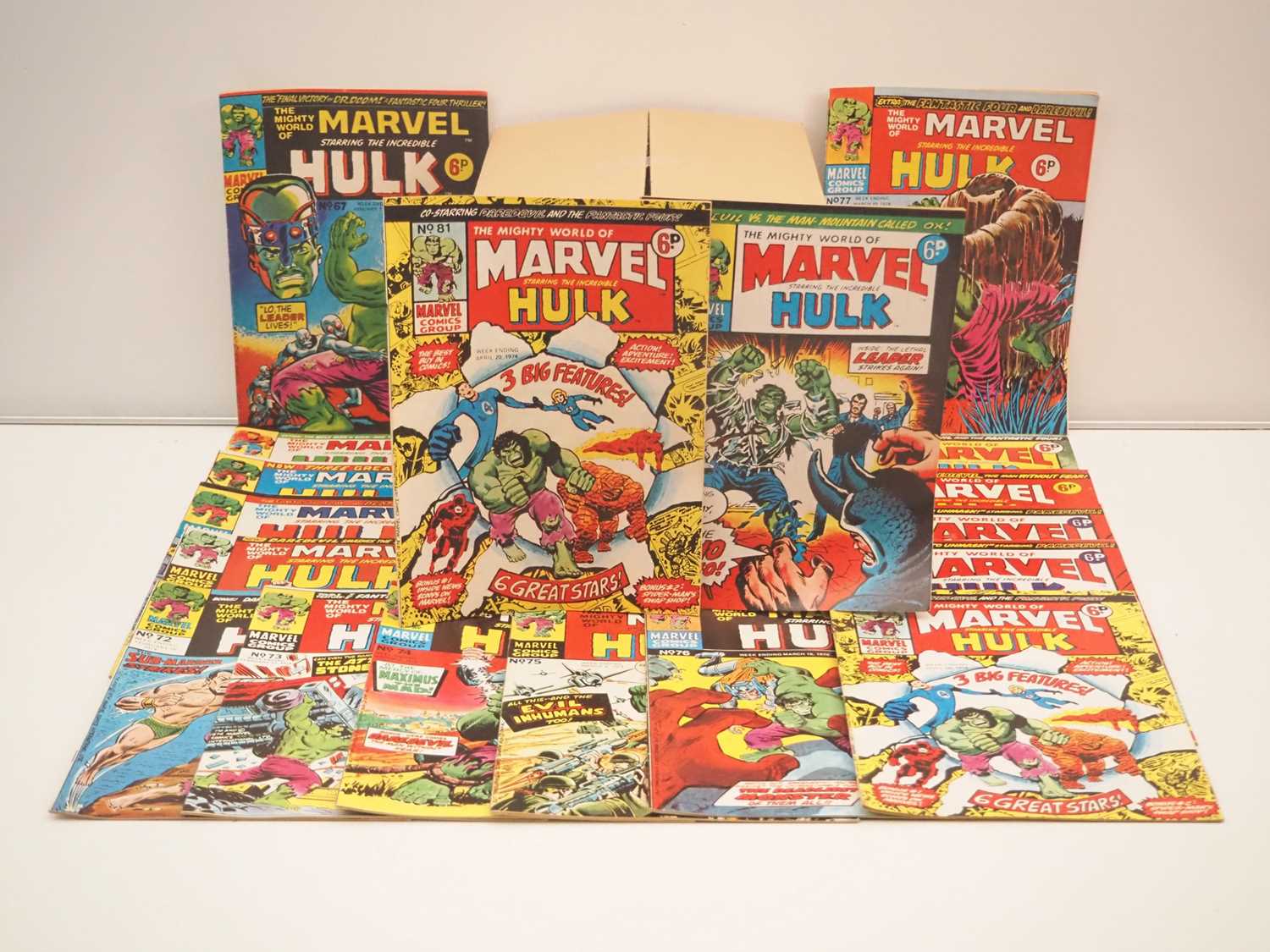 Lot 70 - MIGHTY WORLD OF MARVEL #67-95, 97-196 (131 in...