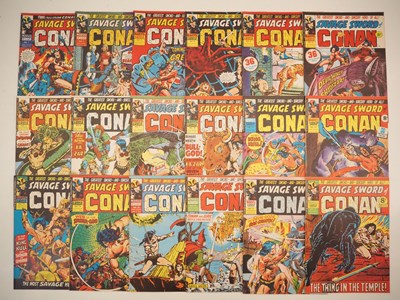 Lot 83 - SAVAGE SWORD OF CONAN #1 to 18 (18 in Lot) -...