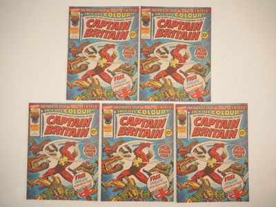 Lot 85 - CAPTAIN BRITAIN #1 (5 in Lot) - The first...