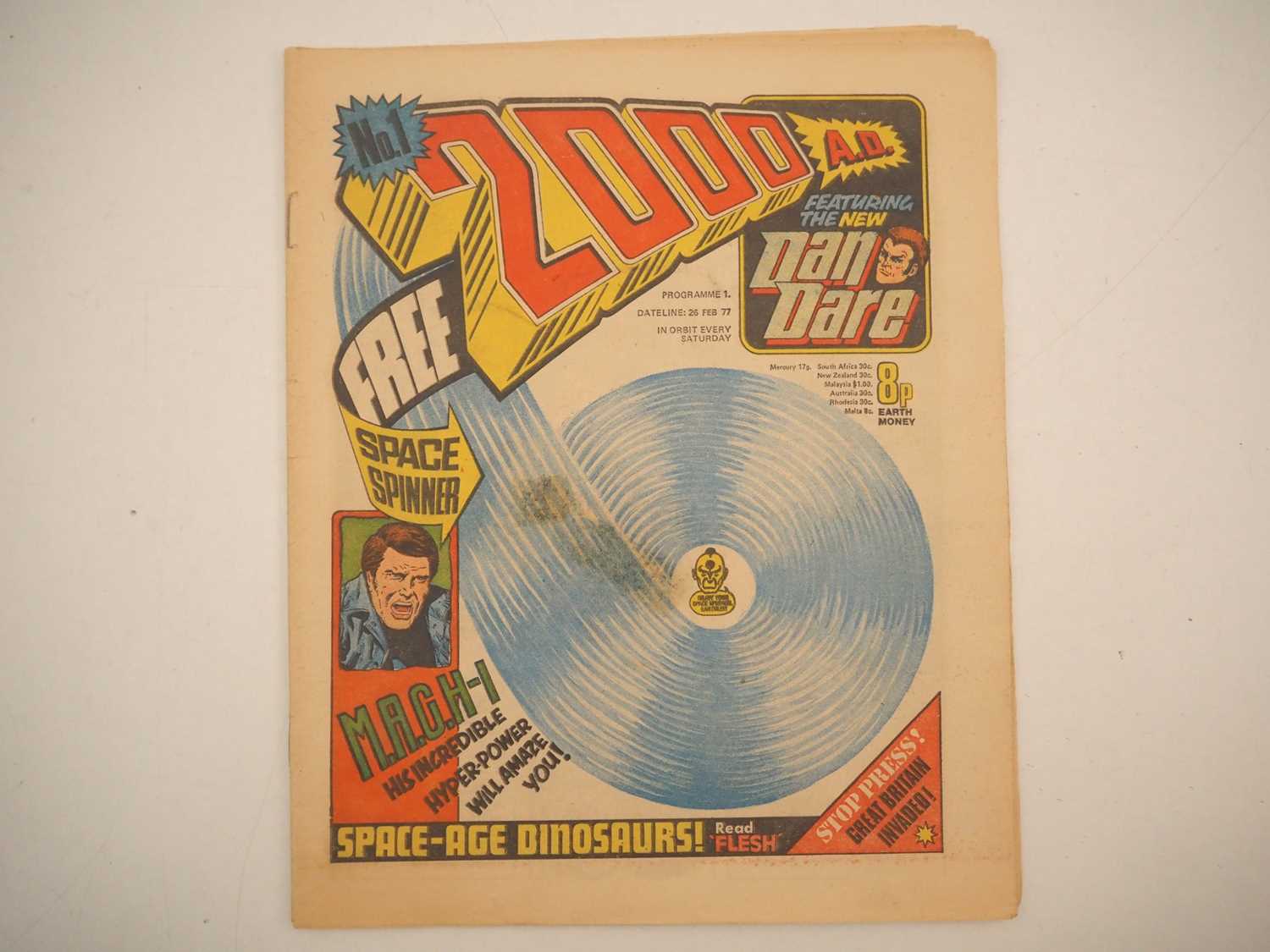 Lot 89 - 2000 AD PROG #1 (1977 - IPC) - KEY British...