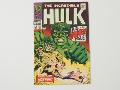 Lot 220 - INCREDIBLE HULK #102 (1968 - MARVEL) First...