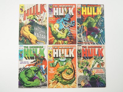 Lot 223 - INCREDIBLE HULK #109, 110, 111, 112, 113, 114...