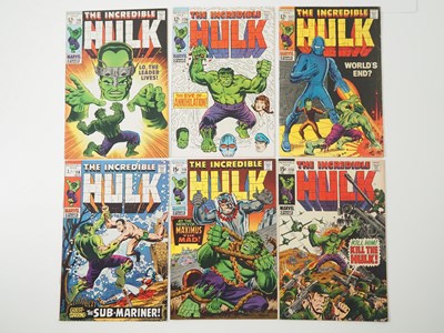 Lot 224 - INCREDIBLE HULK #115, 116, 117, 118, 119, 120...