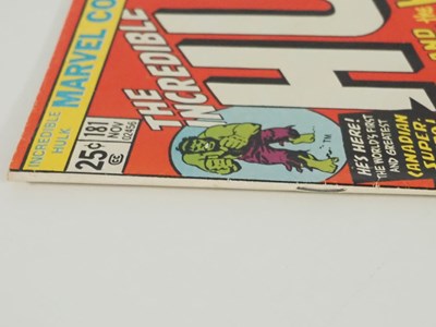 Lot 273 - INCREDIBLE HULK #181 (1974 - MARVEL) - First...