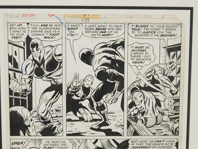 Lot 278 - GEORGE TUSKA INVINCIBLE IRON MAN ORIGINAL ART -...