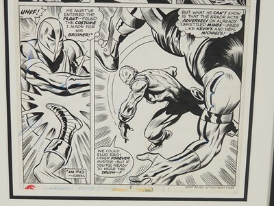 Lot 278 - GEORGE TUSKA INVINCIBLE IRON MAN ORIGINAL ART -...
