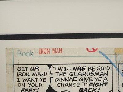 Lot 278 - GEORGE TUSKA INVINCIBLE IRON MAN ORIGINAL ART -...