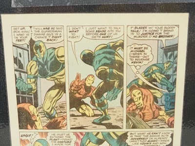 Lot 278 - GEORGE TUSKA INVINCIBLE IRON MAN ORIGINAL ART -...