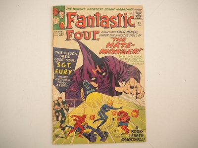 Lot 457 - FANTASTIC FOUR #21 - (1963 - MARVEL) - First...