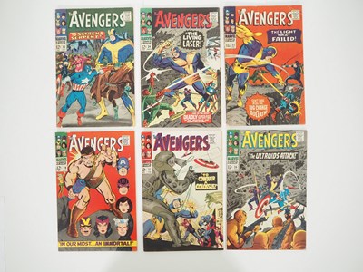 Lot 471 - AVENGERS #33 to 38 (6 in Lot) - (1966/67 -...