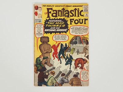 Lot 476 - FANTASTIC FOUR #15 - (1963 - MARVEL) - First...
