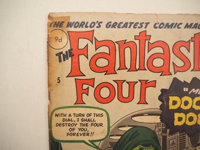 Lot 508 - FANTASTIC FOUR #5 (1962 - MARVEL - UK Price...