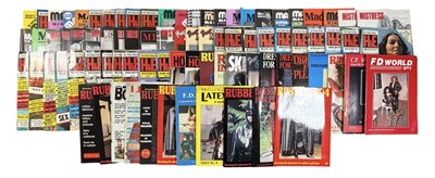 Lot 596 - A collection of adult magazines, mixed titles...