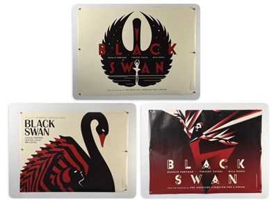 Lot 122 - BLACK SWAN (2010) 3 x Alternate art style UK...