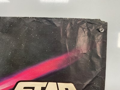 Lot 454 - STAR WARS (1977) UK quad, pre-Oscars film...