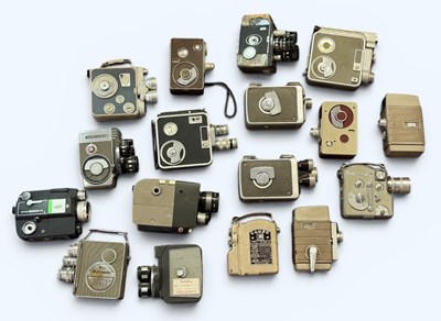 Lot 594 - Lot of vintage 8mm cameras. Brands include...
