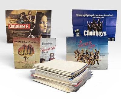 Lot 100 - A mixed selection of 30 vintage UK Quad film...
