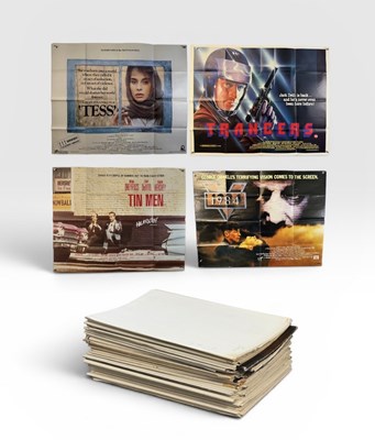 Lot 245 - A collection of 30 mixed UK Quad film posters,...