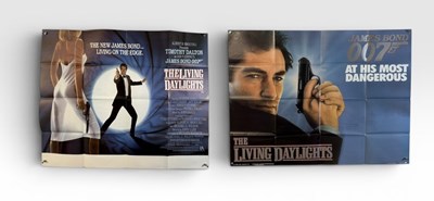 Lot 314 - ThE LIVING DAYLIGHTS (1987) UK quad teaser...