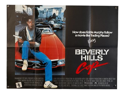 Lot 52 - BEVERLY HILLS COP (1984) UK Quad film poster...