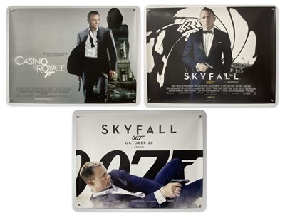 Lot 282 - A group of 3 UK Quads for James Bond films...