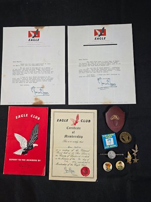 Lot 2 - EAGLE COMICS / DAN DARE - Badges and other...