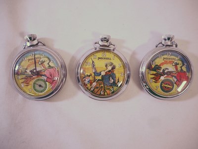Lot 5 - INGERSOLL - Group of original pocket watches...