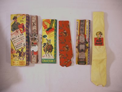 Lot 15 - CRAFTON - group of belt and tie sets with...