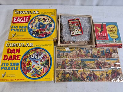 Lot 27 - EAGLE COMICS related jigsaw puzzles comprising...